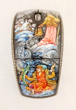 Мышь беспроводная, складная "Емеля" N3