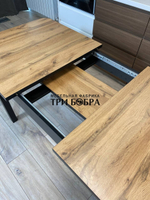 Большой кухонный стол "Макси", дуб вотан