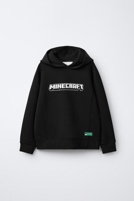 ZARA ХУДИ MINECRAFT © MOJANG AB. ™, ЧЕРНЫЙ