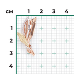 Брошь «Листья лавра» из комбинированного золота c фианитами Артикул: 04-0248-00-401-1140-03