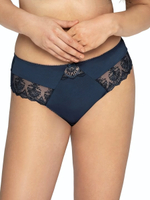 Трусики-слипы с нежными кружевными вставками (Размер: XXL) (Цвет: телесный)