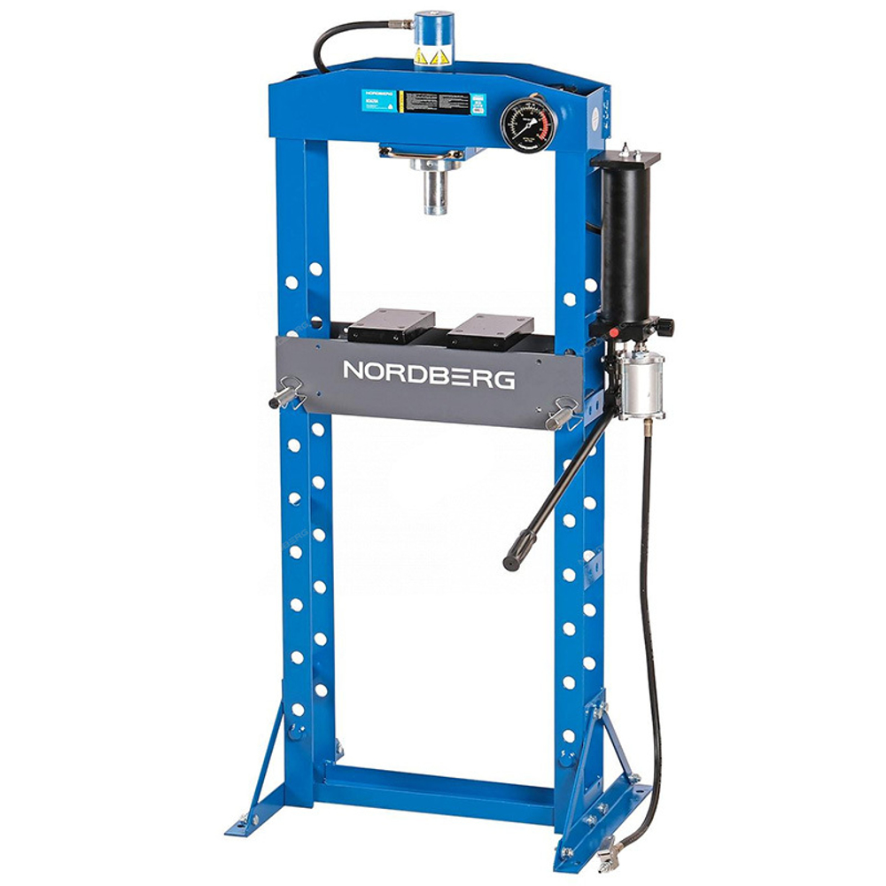 NORDBERG (N3620A) Гидравлический пресс, 20 т, ручной и пневмопривод