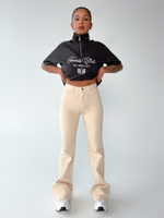 Джинсы Lefon 030650 однотонные трубы со стрейчем