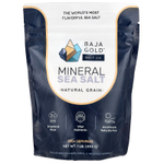 Baja Gold Salt Co., Минеральная морская соль, натуральная зерновая, 454 г (1 фунт)