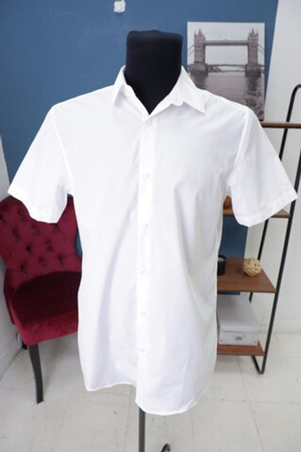 Рубашка Kiabi с коротким рукавом 46 размер