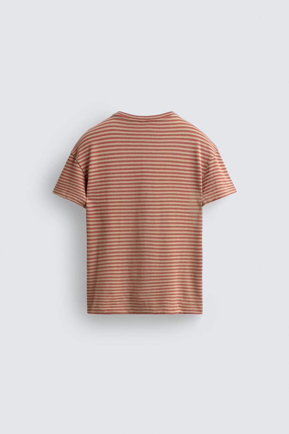 ZARA ЖАККАРДОВАЯ ФУТБОЛКА В ПОЛОСКУ, ПОЛОСКИ