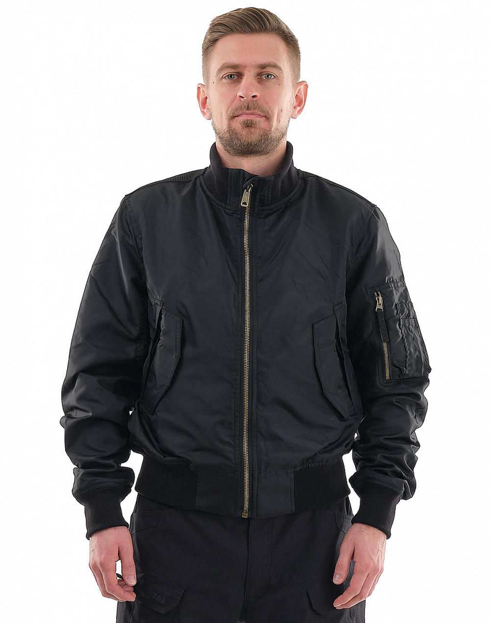Куртка Бомбер (оксфорд, черный) 7.62 Novatex