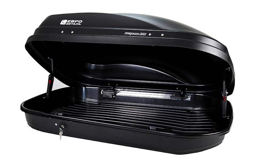 Автобокс Евродеталь Магнум 300 (чёрный карбон) 125х78х42 см ED5-020B