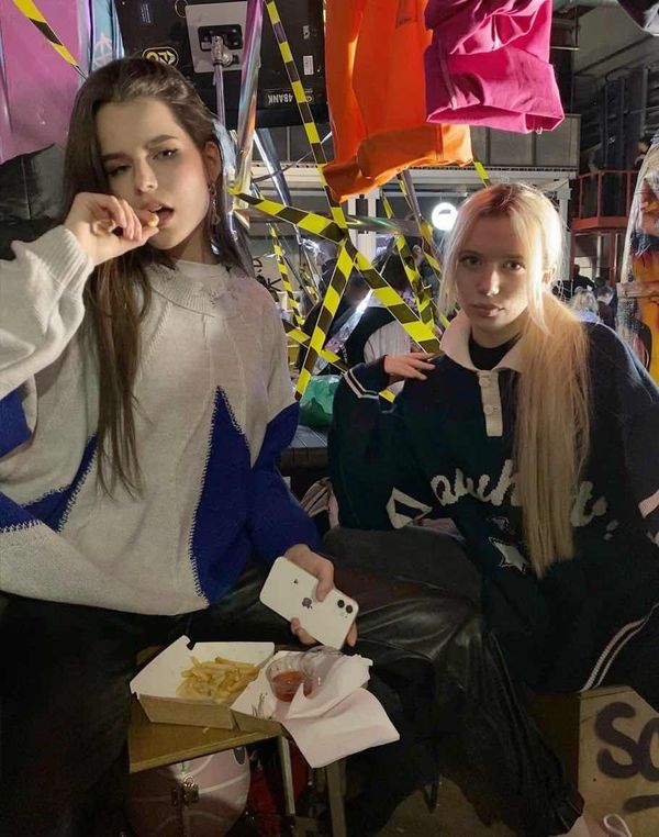 Свитер Creepers Серо-Синий - фото 5