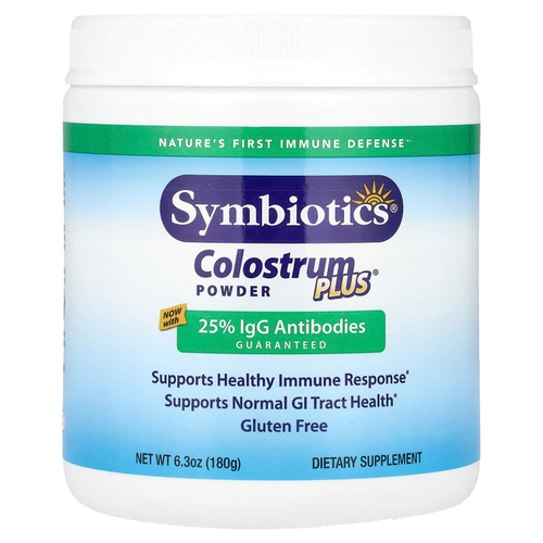 Symbiotics, Colostrum Plus®, молозиво в порошке, 180 г (6,3 унции)