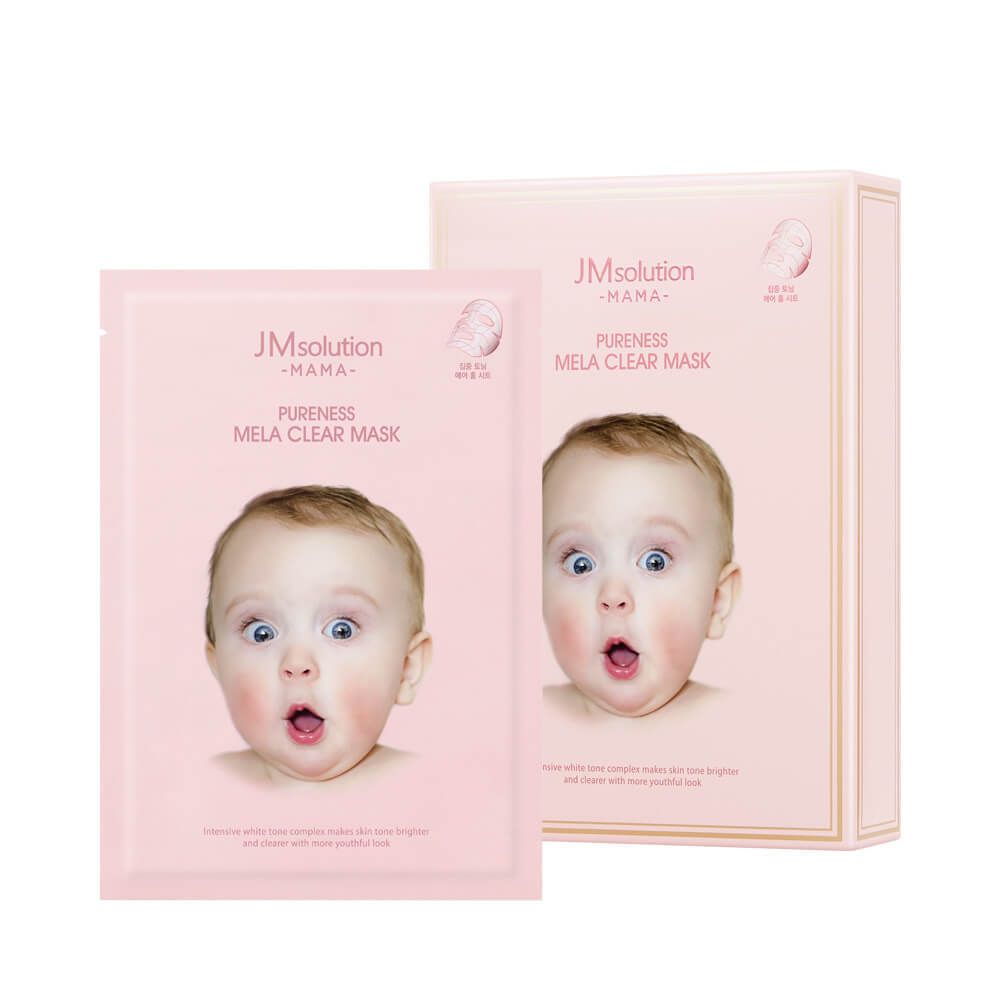 Маска тканевая JM Solution Mama Pureness Mela Clear Mask гипоаллергенная 30 мл