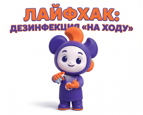 Дезинфекция «на ходу»