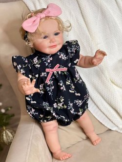 Кукла Реборн мягконабивная 60см в пакете (FA-581)