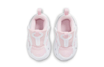 Baby Nike Air Max Bolt non-slip breathable low-top running shoes pink and white