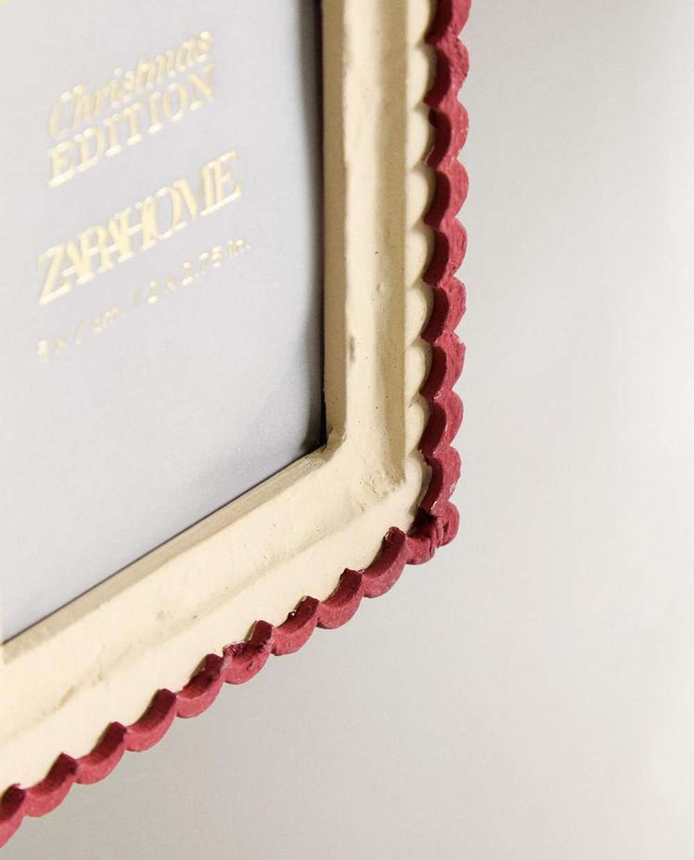 ZARA HOME УКРАШЕНИЯ ДЛЯ РОЖДЕСТВЕНСКОЙ ЁЛКИ В РАМКЕ ПАПЬЕ-МАШЕ, КРАСНЫЙ