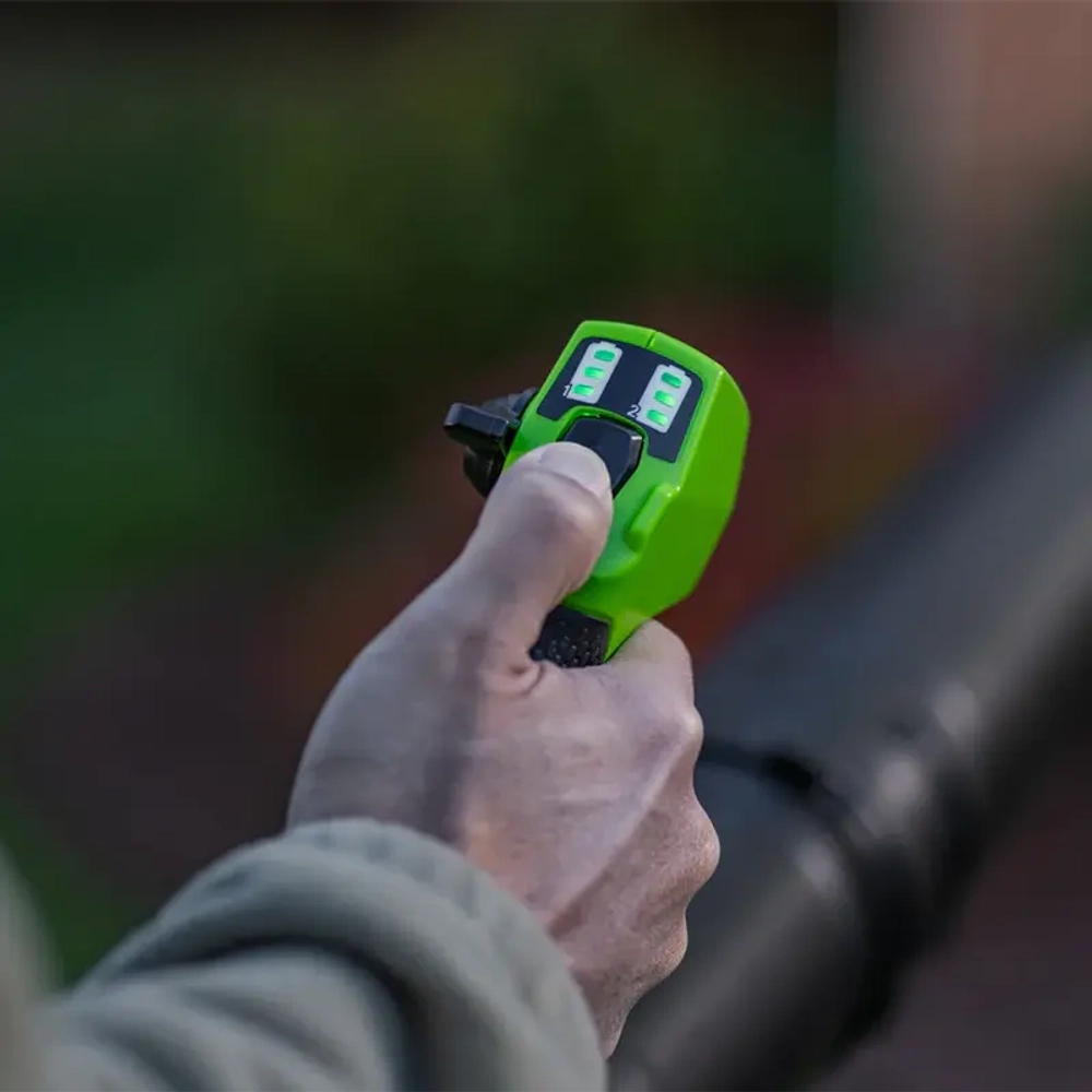 Greenworks GD40BPG2 40В ранцевая воздуходувка аккумуляторная (1 x 4 Ач, ЗУ) 78 м/с 2408107UB