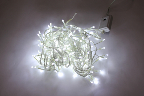 LED-BW-200-20M-240V-W, белая на прозрачном пров