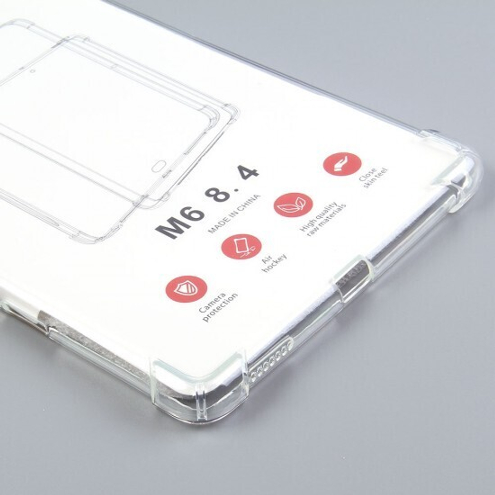 Чехол силиконовый для Huawei M6 8.4", 012114 Прозрачный