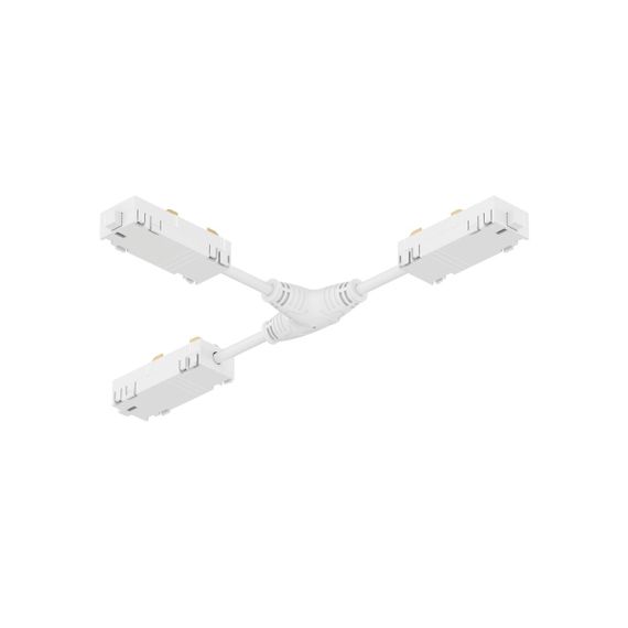 Коннектор Т-образный гибкий Denkirs Smart Hide TR2115-WH