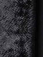 Юбка для девочки черная блестящая