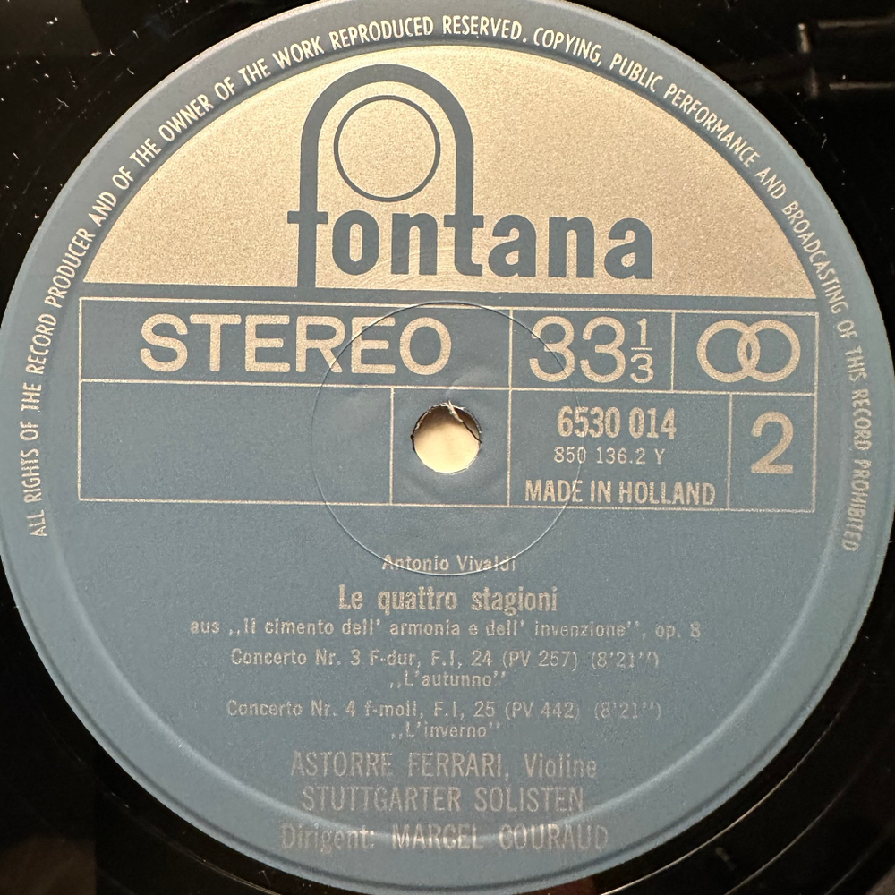 Вивальди, Асторре Феррари - Времена года (Голландия)