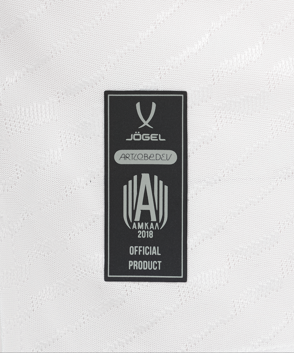 Футболка игровая JOGEL AMKAL PerFormDRY Jersey, белый/бирюзовый