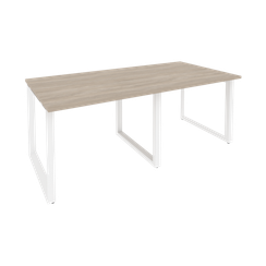 Onix Стол переговорный O.MO-PRG-2.1 Дуб Аттик/Металл Белый 1960*980*750