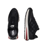 Кожаные кроссовки zone Karl Lagerfeld - черный(KL53924)