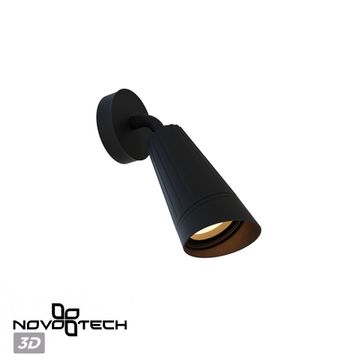 Светильник ландшафтный 1*GU10 371058 черный BELL Novotech