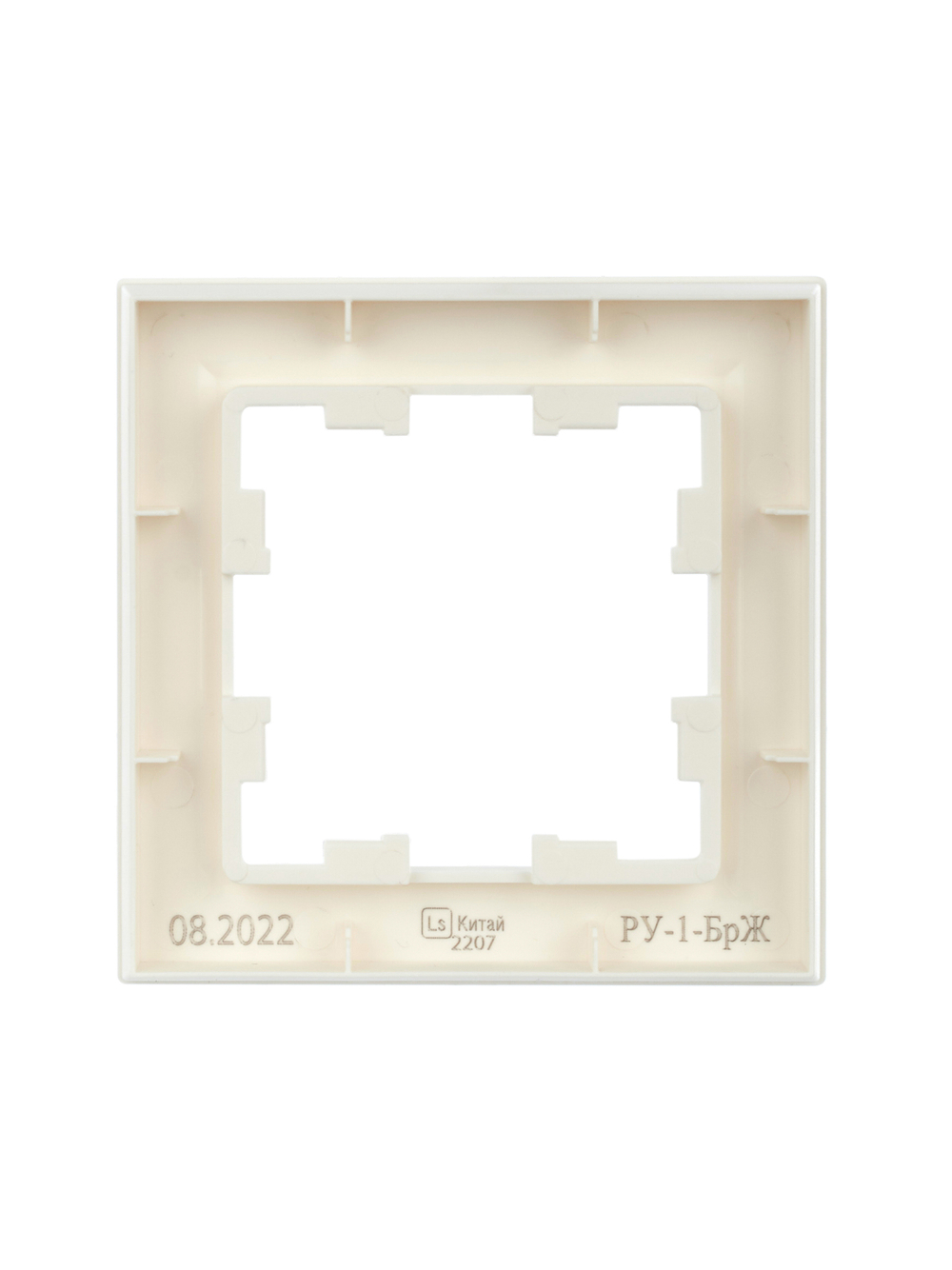 BRITE Рамка 1-местная РУ-1-БрЖ жемчуг IEK