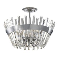 Citilux Вестерос CL307160 Люстра хрустальная потолочная Хром