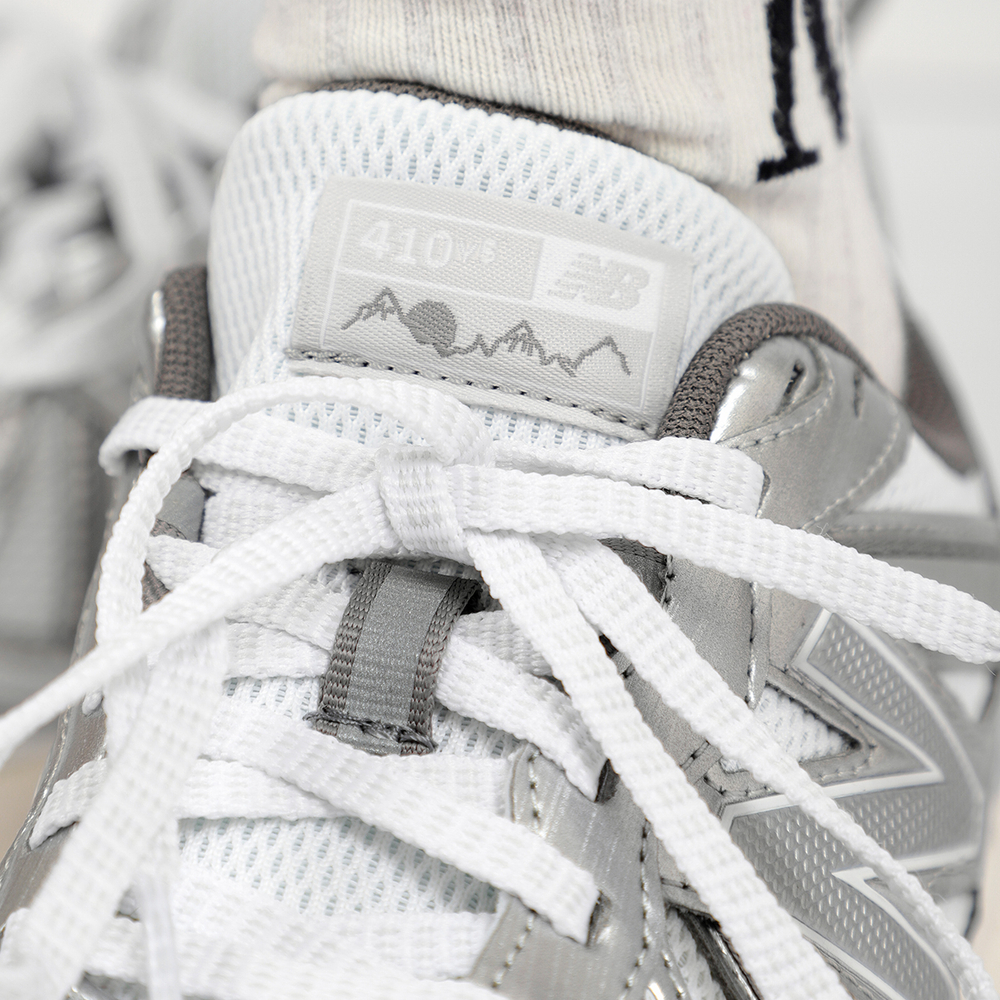 New Balance 410 Wide White Silver