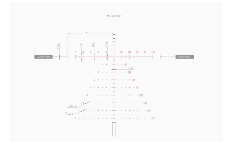 Оптический прицел Mewlite 5-30×56 SF IR