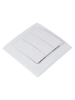 Выключатель 3-кл белый