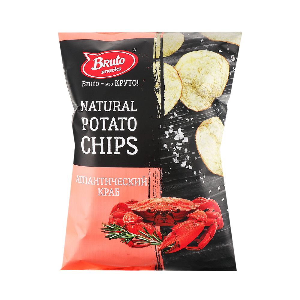 Чипсы "Бруто" атлантический краб 60гр