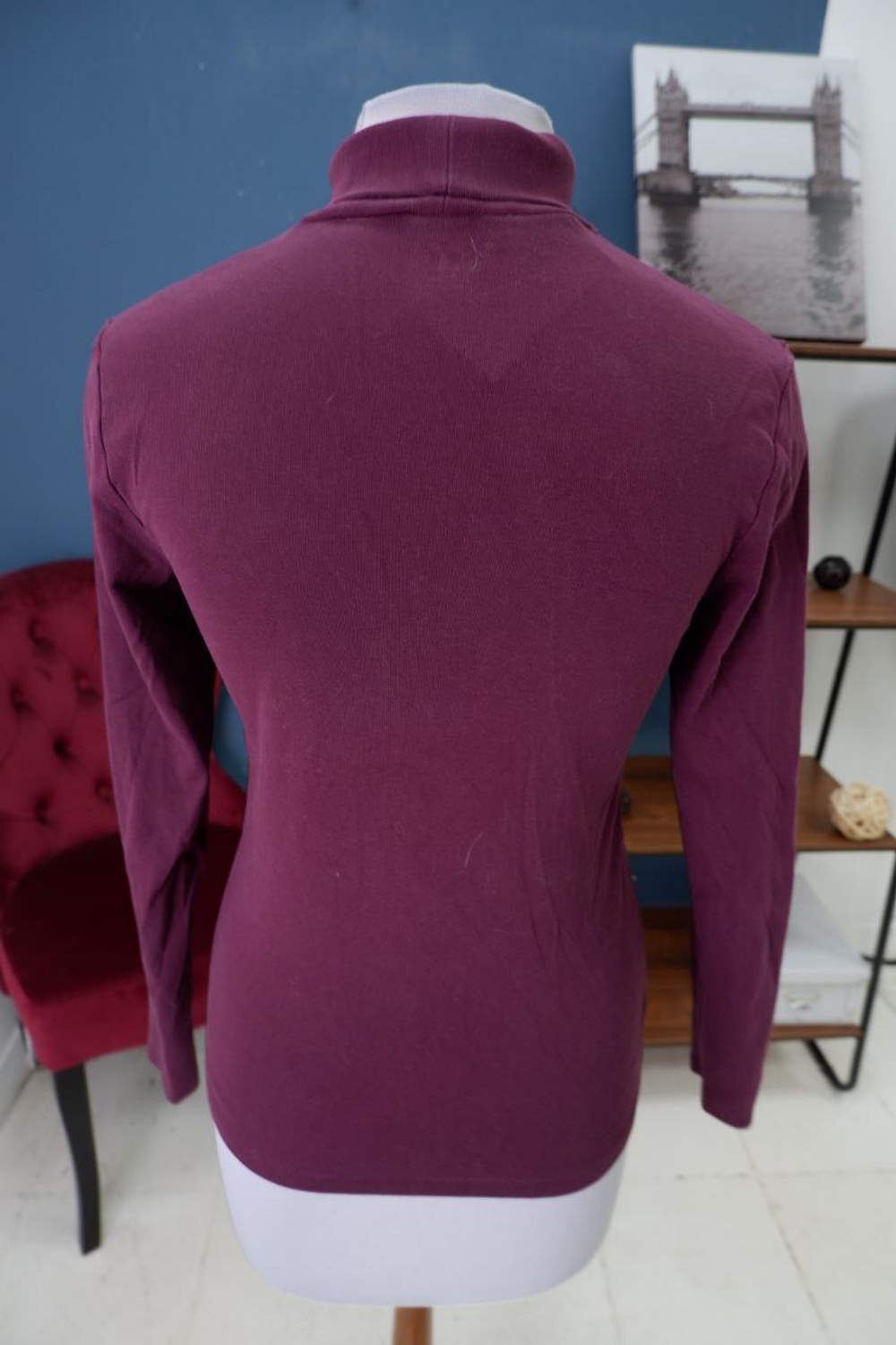 Водолазка Uniqlo сливовая 42 размер