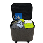 Сумка дорожная для ручной клади Pobedabags Комфорт grey 36 х 20 х 27
