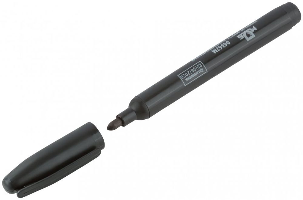 04367М Маркер перманентный строительный, черный MOS