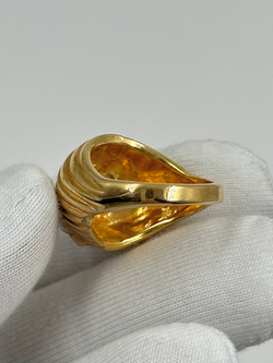 Кольцо с кристаллами