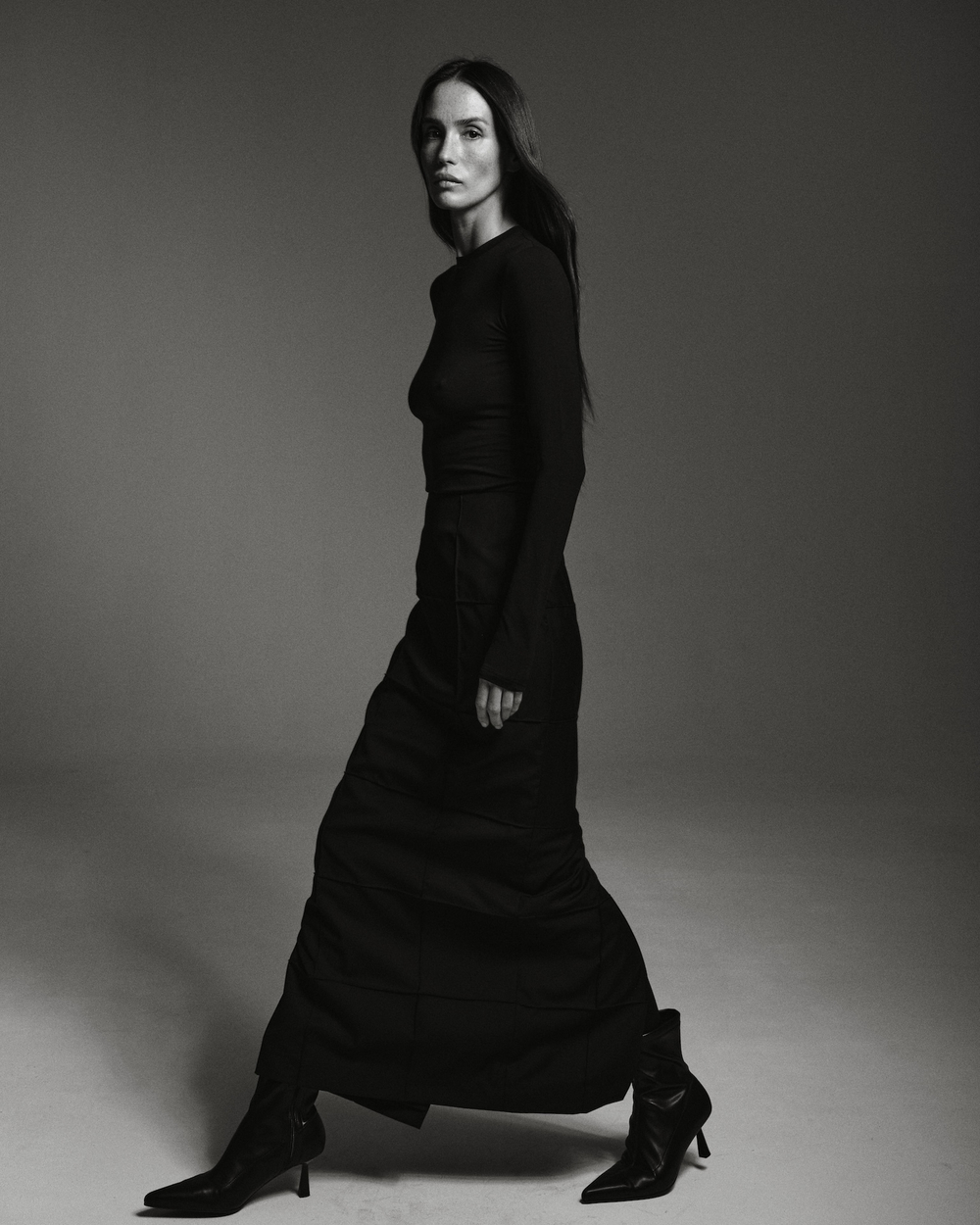 Юбка "CUBE" черная