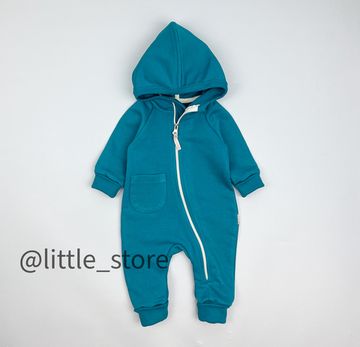 Комбинезон из футера "Simple" Изумруд