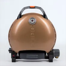 Портативный газовый гриль O-Grill 700T bicolor black-gold + адаптер А, 1 горелка