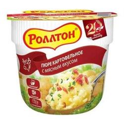 ПЮРЕ КАРТ. РОЛЛТОН 40 ГР С МЯСОМ