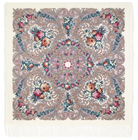 Павловопосадский платок Тайна сердца 1437-0