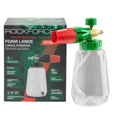 Пенная насадка для мойки высокого давления RockFORCE RF-BT06