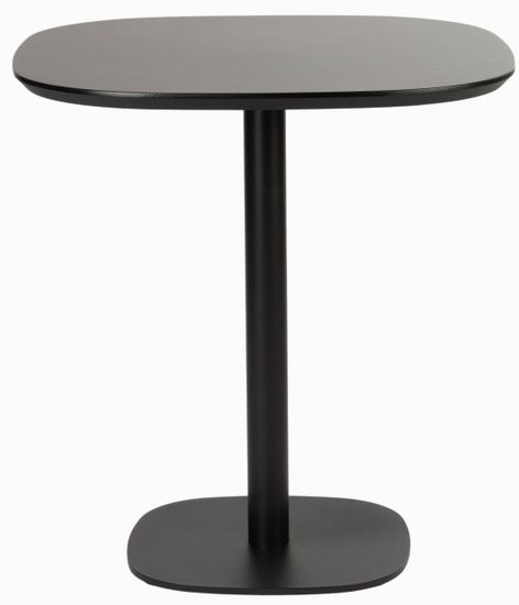 Обеденный стол Square 70х70 черный металл 