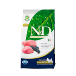 Сухой корм для взрослых собак мелких пород Ягненок и черника Farmina N&D Prime