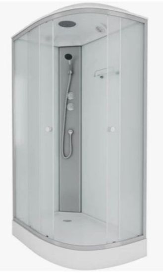 Душевая кабина ECO правая  ,низ. поддон,мат,120х80х215
