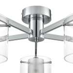 8261/5C MODERNI LN26 135 металл/стекло, хром/прозрачный Люстра потолочная E14 5*40W 220V VERDI