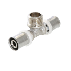 Тройник пресс Valtec VTm.233.N.160416 НР 16х1/2"х16